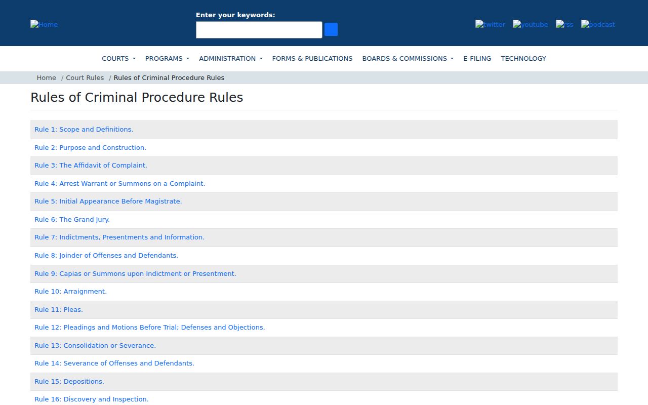 Monroe County bench warrant records: Tennessee criminal rules index