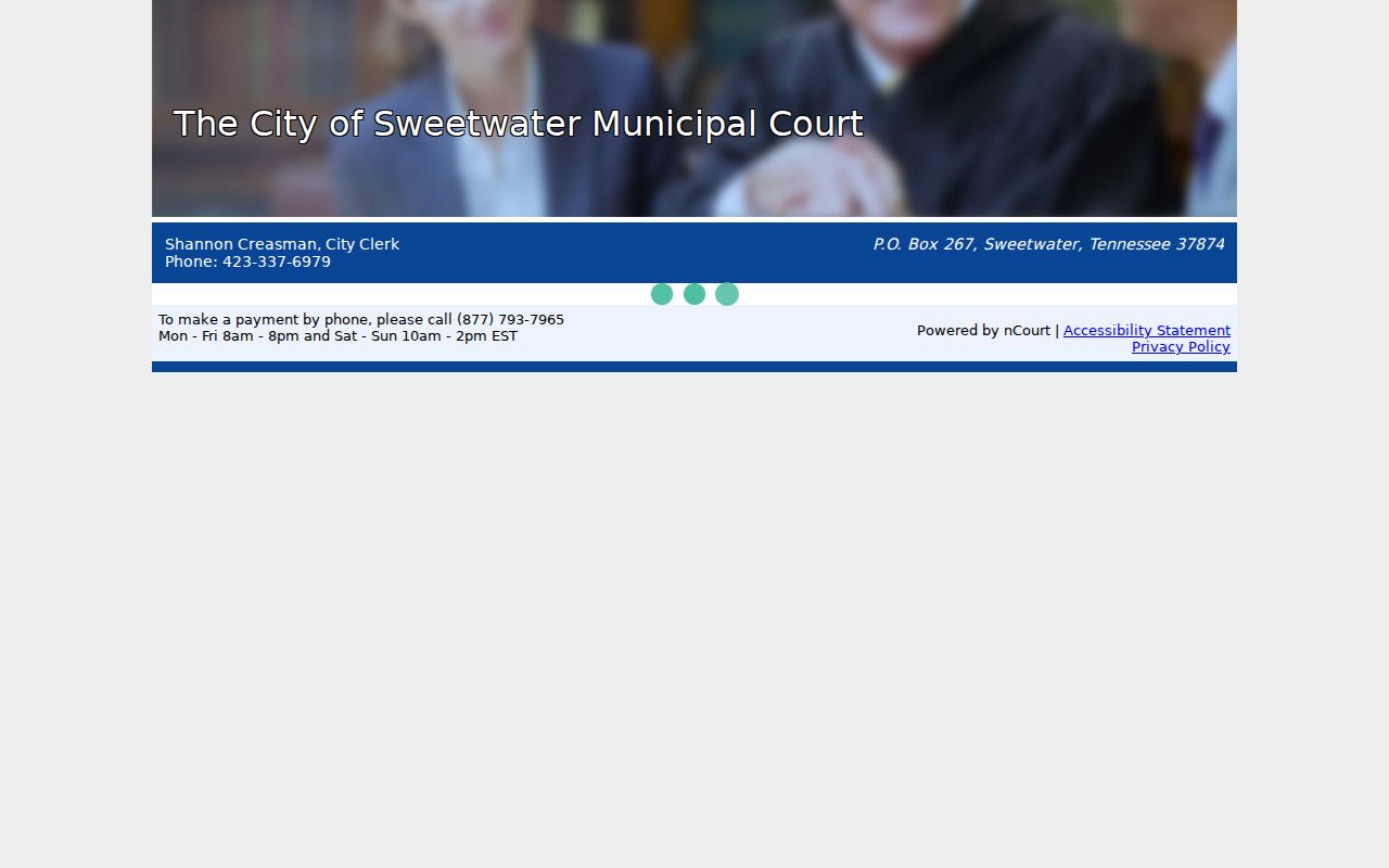 Monroe County traffic warrant records: Sweetwater nCourt citation support fields